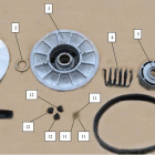 ATV 500 GT1 E22     SECONDARY SHEAVE 