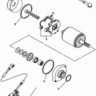HiSun ATV 800 GT Starting motor