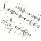 HiSun ATV 400 H MAIN & COUNTER SHAFT COMBINATION