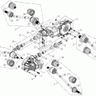 Dinli ATV 800 D Трансмиссия