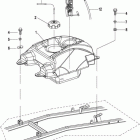 HiSun ATV 800 GT Топливный бак