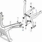 ATV 100 RS Бампер передний