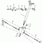 HiSun ATV 400 H STEERING STEM PART
