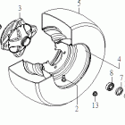 ATV 100 RS Колесо переднее
