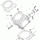 HiSun ATV 500 H EFI Цилиндр