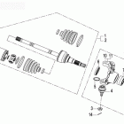 ATV 500 GT1 F04  FRONT KNUCKLE   