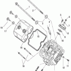 UTV 800 H EFI Головка цилиндра