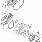 UTV 700 H EFI Крышка вариатора, двигателя