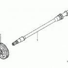 TRX680FGA Вал ведущий