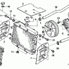 TRX680FGA Радиатор