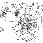 TRX420FPE Головка цилиндра