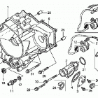 TRX250TE Крышка картера задняя