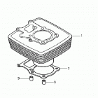 TRX250TE Цилиндр