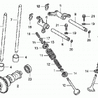 TRX420FA Распредвал -клапана