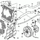 TRX420FA Радиатор