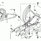 TRX400EX Rear fender (trx400ex'08)