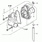 TRX700XX Водяной насос