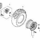 TRX420FA Переднее колесо