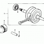 TRX90EX Коленвал и поршни