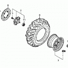 TRX500FPM Переднее колесо