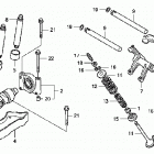 TRX500FA Распредвал -клапана