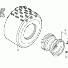 TRX450R Заднее колесо