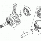 TRX250X Коленвал