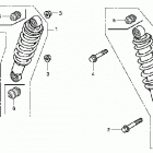 TRX250TE Передние аммортизаторы