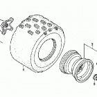 TRX250X Заднее колесо