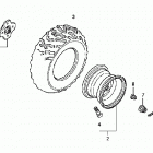 TRX420FA Заднее колесо