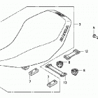 TRX400EX Seat (trx400ex'08)