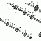 TRX250TE Трансмиссия