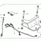 TRX250TE Trailer hitch set