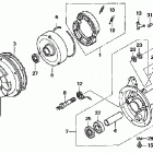 TRX90EX Задний тормоз
