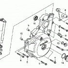 TRX700XX Крышка картера левая