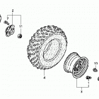 TRX500FA Переднее колесо
