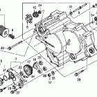 TRX420FPE Передняя крышка картера
