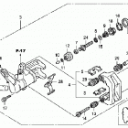 TRX420FA Задний суппорт тормозной