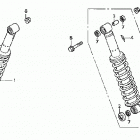 TRX680FGA Задний амортизатор