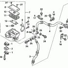 TRX680FGA Главный тормозной цилиндр -передний