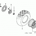 TRX680FGA Переднее колесо