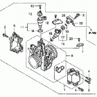 TRX700XX Корпус Дросселя