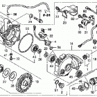 TRX500FA Передний редуктор