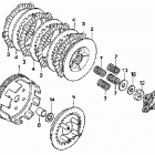 TRX90EX Сцепление
