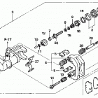 TRX680FGA Задний суппорт тормозной