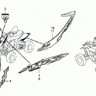 TRX700XX Mark - stripe (3a / 3cm)