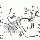 TRX250TE Handle levers@switches   @cables
