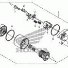 TRX250TE Starter motor (''''''''''''''''08-''''''''''''''''09)