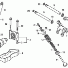 TRX680FGA Распределительный вал и клапана