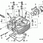 TRX400EX Головка цилиндра